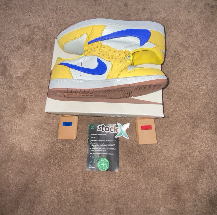 Travis Scott Jordan 1 Canary