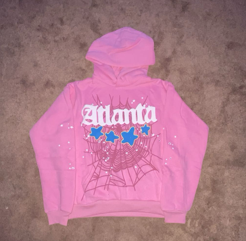 ATL Pink Sp5der Hoodie